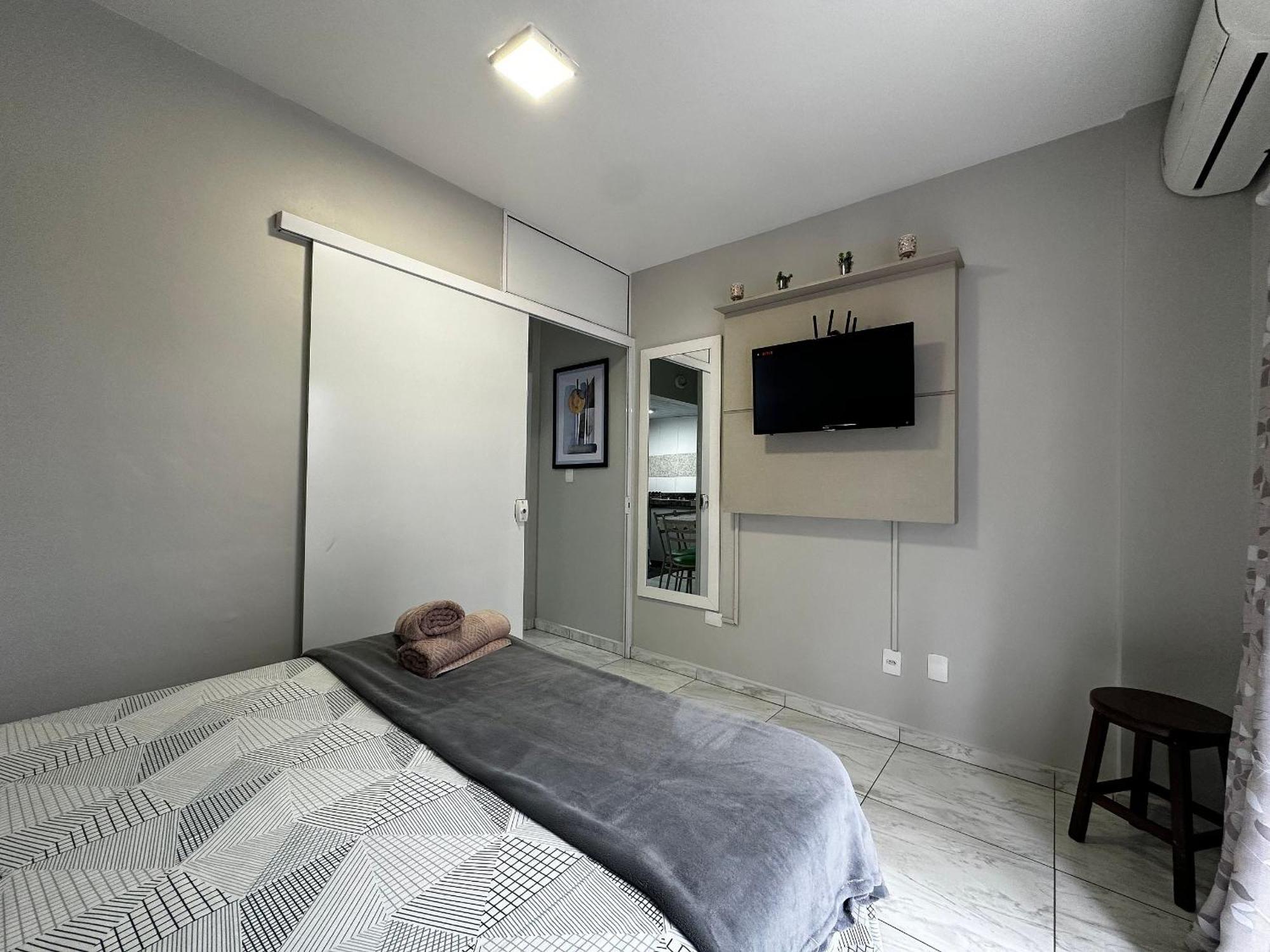 Ma01- Kitnet Com Ar | Vista Big Wheel | Garagem Apartment บัลเนอาริโอ กังโบริว ภายนอก รูปภาพ