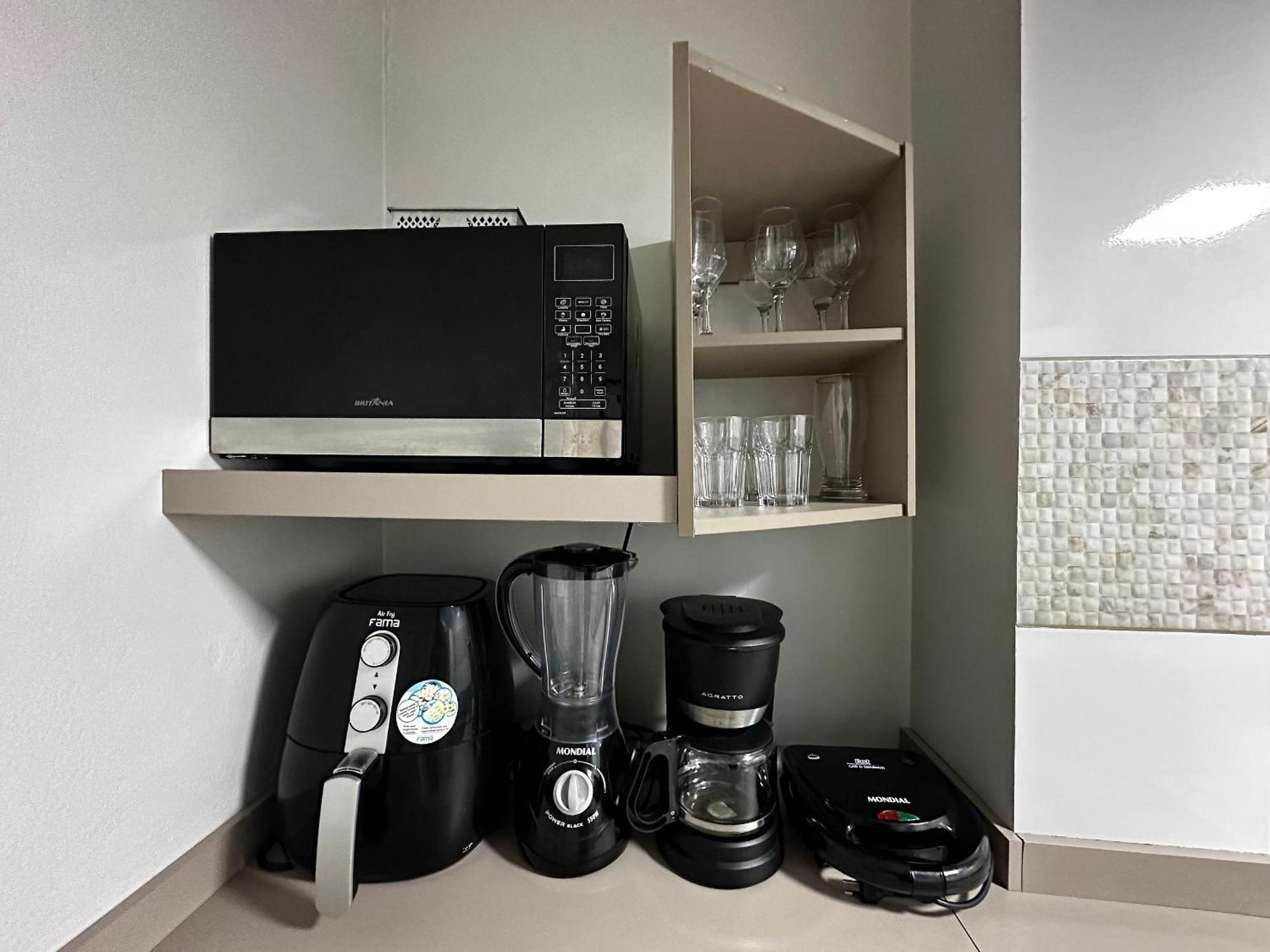 Ma01- Kitnet Com Ar | Vista Big Wheel | Garagem Apartment บัลเนอาริโอ กังโบริว ภายนอก รูปภาพ